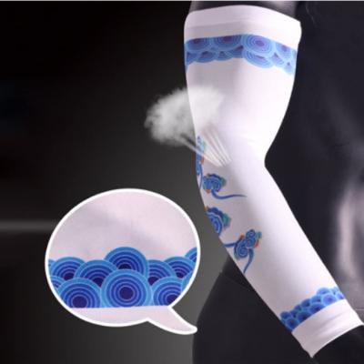 China Long Summer Outdoor Arm Sleeves Sports Sleeve UV Cover Sun Protection Warmer Cooling Running Fishing Hand Cycling Cycling for sale