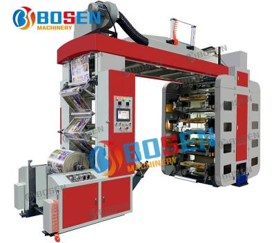 China Factory drum IC high speed central flexo printing machine for paper foil, label, film, woven fabric for sale