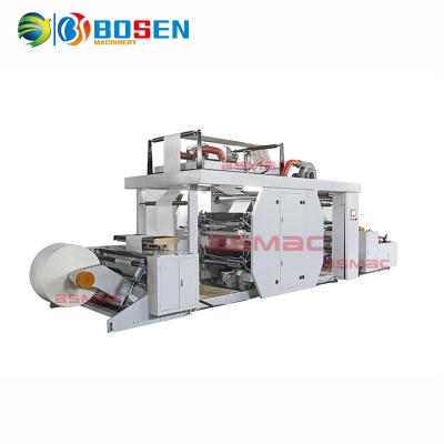 China Garment Shops Full Automatic High Speed ​​Four Colors Paper Flexographic Printing And Slitting Machine With CE for sale