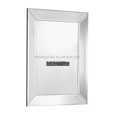 China Home Decorative Silver Venetian Beveled Mirrored Mirror Furniture Decoration 50x150cm Frame Wall Espejos for sale