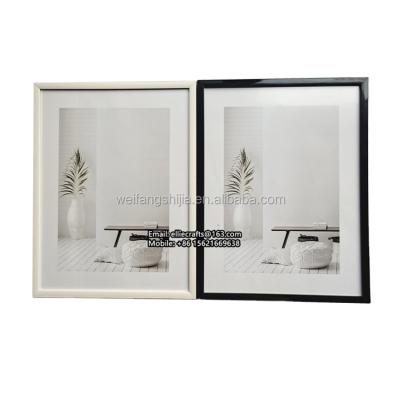 China Table Stand or Wall Hanging Frame A0A1A2A4A Plastic Resin 530x40x50x60x70x80x90 with Carpet Rose Black White Silver Gold PVC Poster Picture Photo Frame for sale