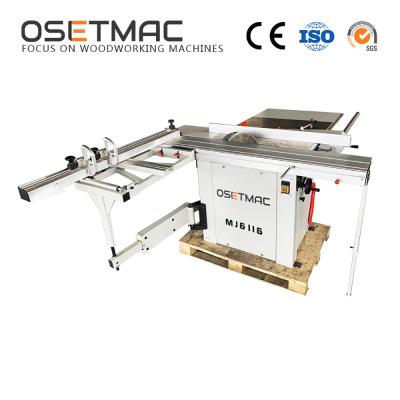 China Präzisions-Rundschreiben einphasig-Mini Sliding Table Saws MJ6116 sah zu verkaufen