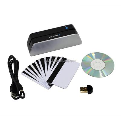 China ABS msrx6bt Card Reader Writer Encoder USB X6BT HiCo 3Track Windows Mac Android Magnetic MSR ISO Compatible for sale