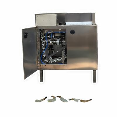 China Tail-on round factory wholesale prawn prawn prawn peeling machine, prawn machine peeled deveined prawn for sale