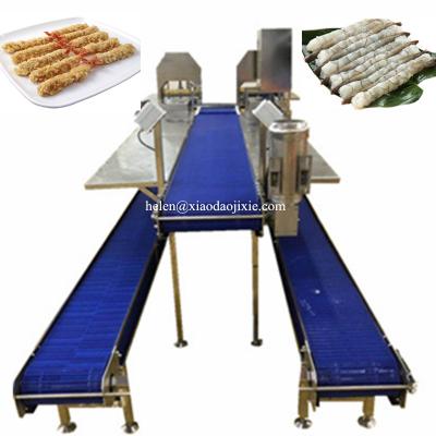 China Factory High Capacity Tempura Shrimp NOBASHI Stretching Machine , Shrimp Stretching Machine for sale