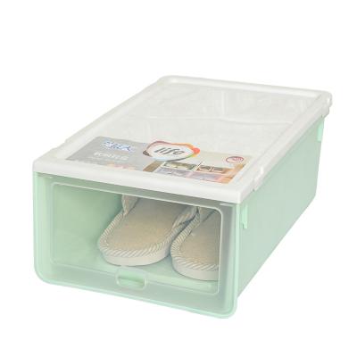 China Drop Front Plastic Custom Logo Pp Clear Sustainable Acrylic Shoe Box for sale