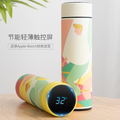 China New Style Sustainable Temperature Display Fashion Smart Thermos Mug Stainless Steel Vacuum Mug for sale