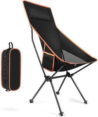 China Modern Folding Camping Chair, Outdoor Backpacking Backpacking Seat Heavy Duty Folding Chair High Back Portable Compact for sale