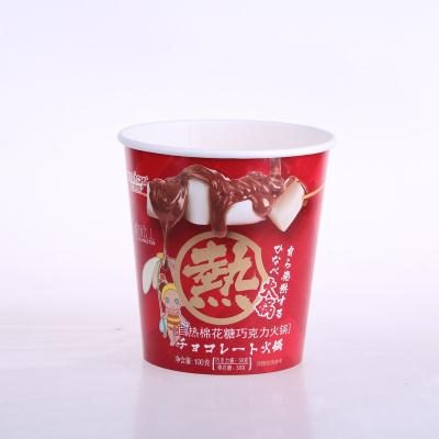 China Factory price 28oz disposable single wall paper bowl with paper lid for food packaging for sale