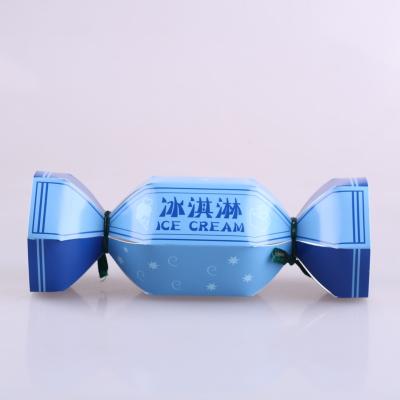 China New Design Disposable Candy Shape Disposable Paper Box For Snack Packing for sale