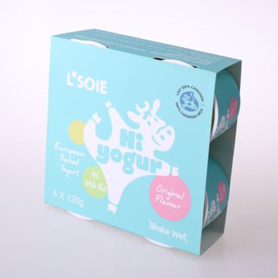 China Disposable Wholesale Custom Design Disposable Paper Box For Frozen Yogurt for sale