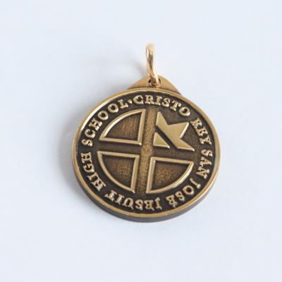 China Other Wholesale Custom Logo Design Product Zinc Alloy Plated Jewelry Necklace Pendant for sale