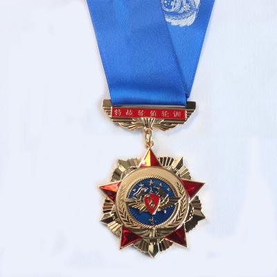 China Europe Wholesale Cheap Custom Design Sports Running Metal Honor Logo Award Medals for sale