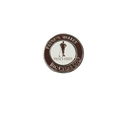 China Cheap Europe Best Golf Ball Marker Magnetism Metal Souvenir Promotional Coin for sale