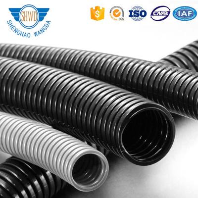 China Automotive Wire Harness Hose Line Protection Plastic PE Flexible Corrugated Pipe For Electrical Cable Protection for sale