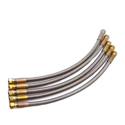 China Petroleum Base Hydraulic Fluids Supplier High Temperature PTFE Hose PTFE Flexible Braided Hose for sale