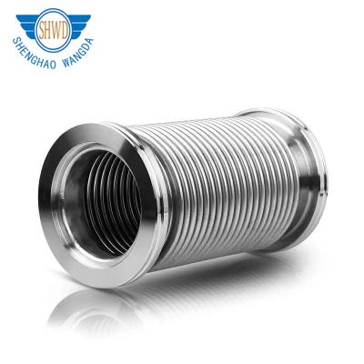 China Connect Pipes OEM Manufacturer Flexible Metal Vacuum Bellows Stainless Steel Corrugated Pipe for sale