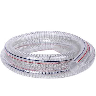 China PVC steel wire flexible hose with good weather resistance is used in industrial rural engineering and for sale