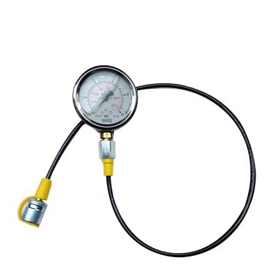 China DN2*5mm DN3*6mm W.P. High Pressure Resin Gauge Connection Pipe Assembly Pressure Test Resin Hose 630bar for sale