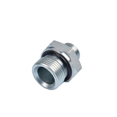 China Metric Male Type Hose Fittings 1D Series Hydraulic Hose Connectors Hose Connection Hose Bite Adapter for sale