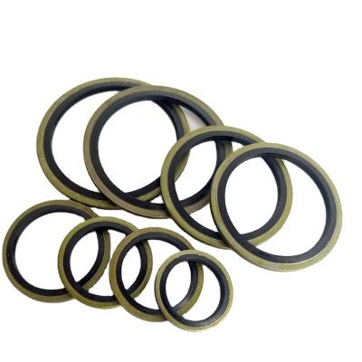 China Factory Nbr Rubber Seal / Sealing Gasket / Metal Rubber Bonded Ring Customized Compound for sale