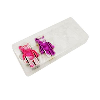 China Custom Transparent PET Anti-Static Plastic Toy Insert Blister Packaging Tray for sale