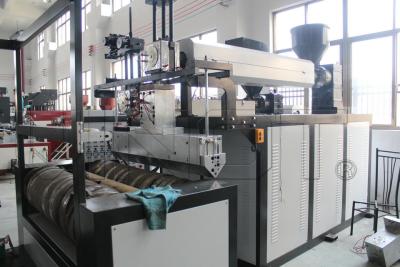 China Horizontal Plastic Spliting Film Extruder Machine for sale