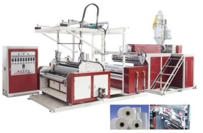 China HDPE / LDPE Stretch Film Machine For 3 Layers , Film Width 500 - 1500mm for sale