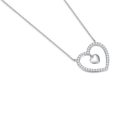 China ODM/OEM Luxury Women Romantic Hot Selling Pendant Necklace Heart Shape for sale