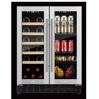 China Hotel Wine Fridge Beverage Cooler 24 Inch for sale