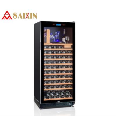 China SRW-128S wine bottle furniture wine cooler/270L wine cooling refrigerator for sale