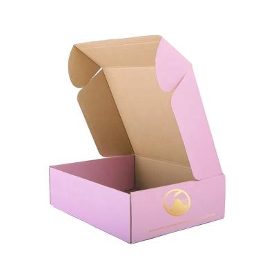 China Recyclable Custom Printed Logo Folding Corrugated Paper Box Advertisement Paper Box for sale