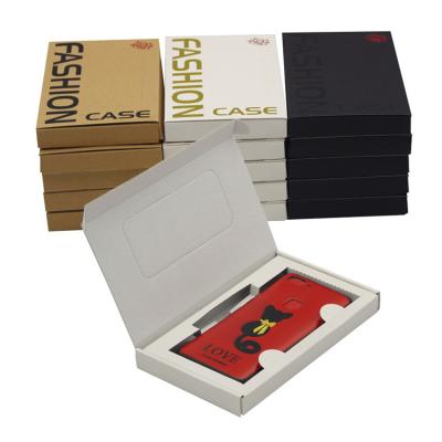 China Eco Recyclable Cell Phone Case Corrugated Mailing Box Packaging With Logo Printing for sale