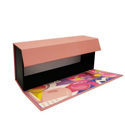 China Handmade Custom Exquisite Cosmetic Double Door Flip Boxes Gift Paper Box Beauty Instrument Boxes for sale