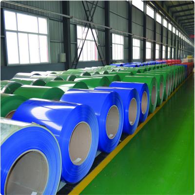 China El color cubrió anchura sumergida caliente de acero galvanizada prepintada de la bobina PPGI 5m m 1500m m en venta