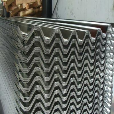 China DC51D galvanizou o painel de parede ondulado de aço das folhas espessura de 1250 * de 2500mm 1mm à venda