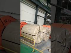 How stainless steel coil is loaded in the storage