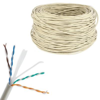 China Binnenkat 6, Cu 4 paren 0.55mm van Grey Patch Cord UTP Zuivere Koperlszh CAT6 Kabel Te koop