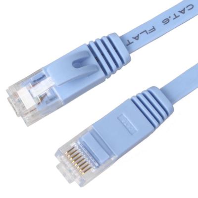 China Velocidad sólida plana del cordón de remiendo de Cat8 Cat7 Cat6 1Gbps para el ordenador en venta