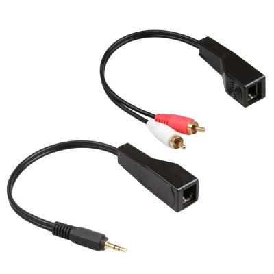 China RCA-Audiosignal 3,5 Millimeter-Stereolithographie-Kabel-roter weißer Farbsitz Cat5 Cat6 Cat7 Cat8 zu verkaufen