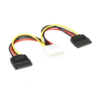 Chine Le fil de puissance d'OEM SATA arment le câble SATA 1 à 2 4 Pin Molex Connecter To 2 à vendre