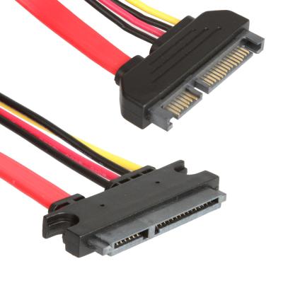 中国 HDDのための安定した延長SATA 3ケーブル、女性7+15 Pin SATA 3.0 6gbpsへの男性 販売のため