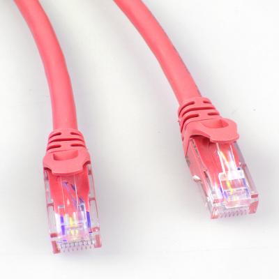 China 26AWG het Flardkoord van FTP UTP Cat6a 4 Multifunctionele Paar Rode Kleur Te koop