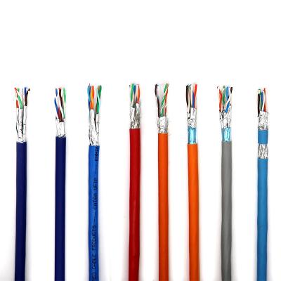 China Practical Multicolor UTP Cat5e CCA , 0.95mm Copper Clad Aluminum Cat5e 8 Pairs for sale