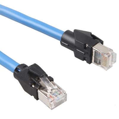 China Cabo ethernet de Cat6a S/FTP 6 pés de cabo industrial da rede da corrente do arrasto do remendo do cabo da rede do RJ45 à venda