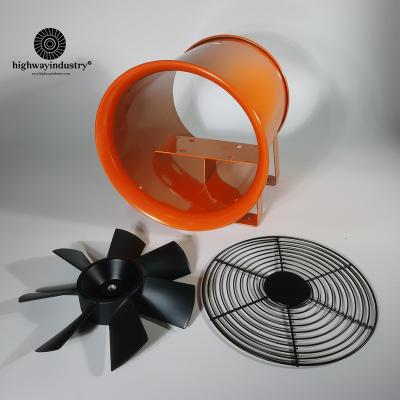 China Hotels Road Die Casting Aluminum Seven Blades Axial Fan Commercial Blower for sale