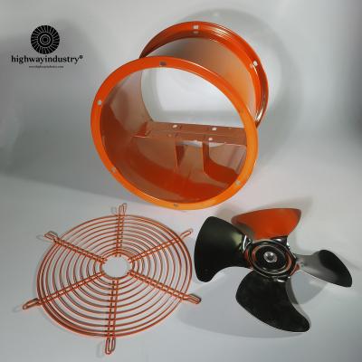 China Hotels Highway Customization Portable 4 Blades Fan Grill Exhaust Industrial Fan for sale