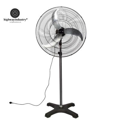 China Industrial Hotel Road 600mm AC 220V Stand Pedestal Fan With Aluminum Blade for sale