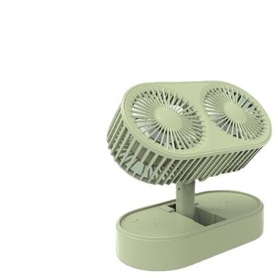 China Cheap Price Mini Fan With Led 360 Rotation Electric Message Show Small Portable Hand Held Battery Fans for sale