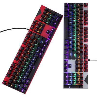 China Gaming RGB Wireless Wired Keyboard Mix 104 Anti-ghosting Backlit Blue Red Switch For Gaming Laptop PC for sale